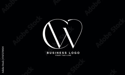 CW, WC, C, W, Abstract Letters Logo Monogram
