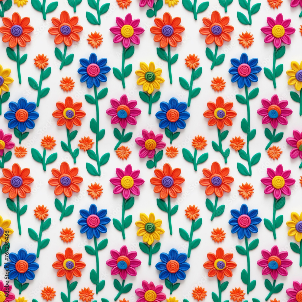 Beautiful artistic seamless floral natural pattern Beautiful artistic seamless floral natural pattern