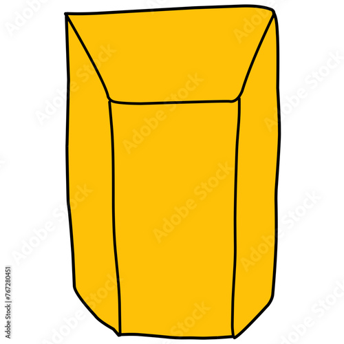 Golden bars, bullion flat line colored Vector