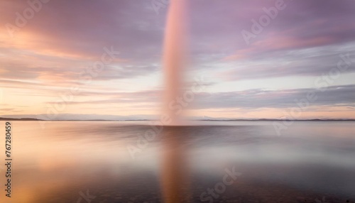 abstract pink and purple color drop to the water