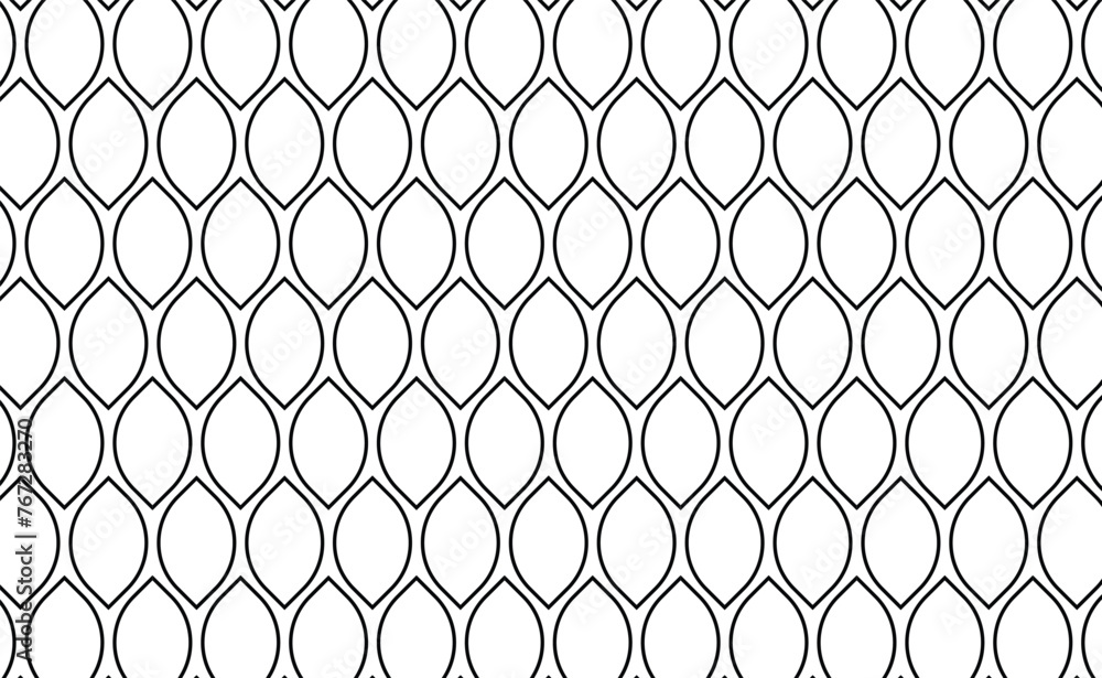 Naklejka premium black and white seamless pattern