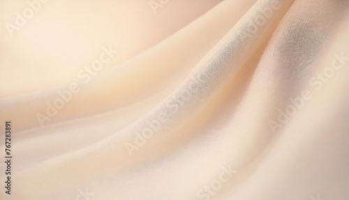 light beige grainy gradient background vanilla toned blurry cosmetics background silk drapery backdrop