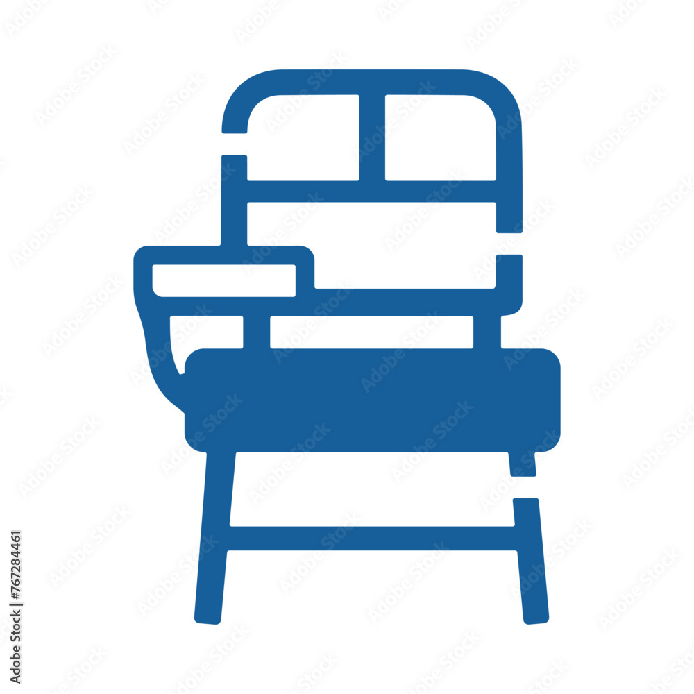 Seat, chair, bench, school bench, table, desk, school student desk icon Seat, chair, bench, school bench, table, desk, school student desk icon