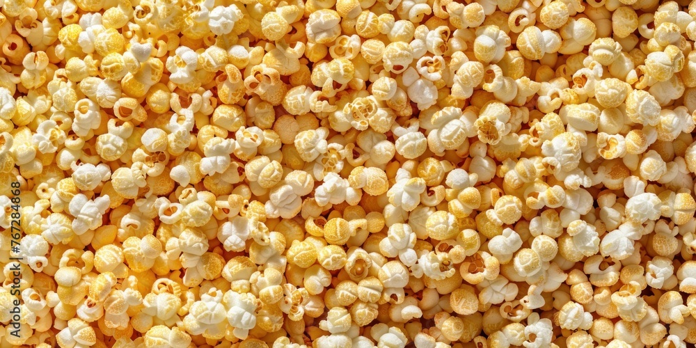 Organic Cereal Popcorn Texture Organic Cereal Popcorn Texture