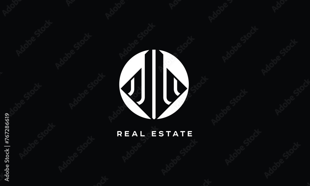 Simple Real estate Logo Monogram Simple Real estate Logo Monogram