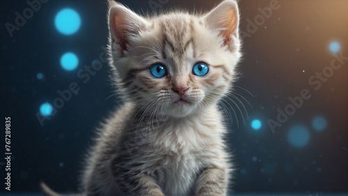 cat with blue eyes © Riaz