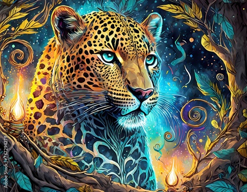 animal, spirit, shamanism, personal, companion, animal form, loyal, personal companion, loyal companion, leopard