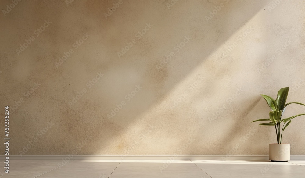 Fototapeta premium Plant on the floor