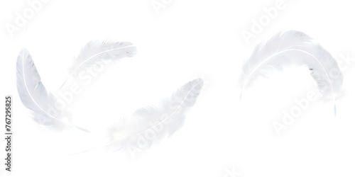 A series of floating Transparent Background Images  photo