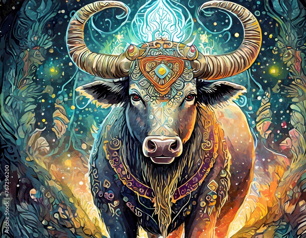 animal, spirit, shamanism, personal, companion, animal form, loyal, personal companion, loyal companion, ox, bull 