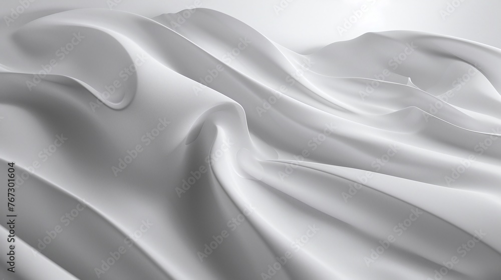 Obraz premium minimal light gray wallpaper with smooth and fluid texture in 4k resolution, featuring an abstract grayscale background