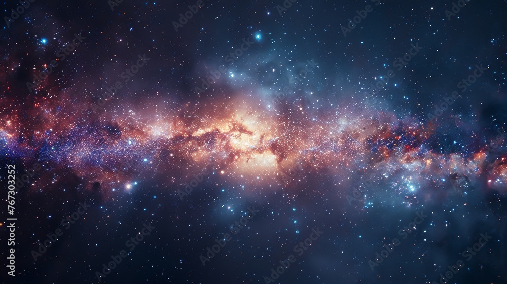 Science: A telescope observatory capturing breathtaking images of distant galaxies