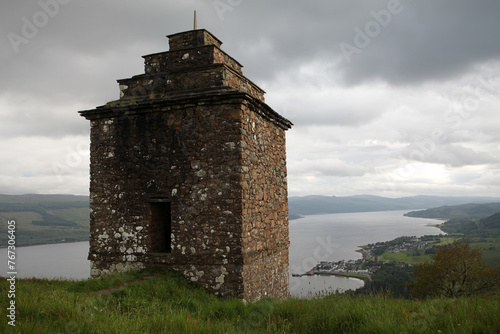 Tower - Dun na Cuaiche - Inveraray -  Royal Burgh - Argyll and Bute - Scotland - UK photo