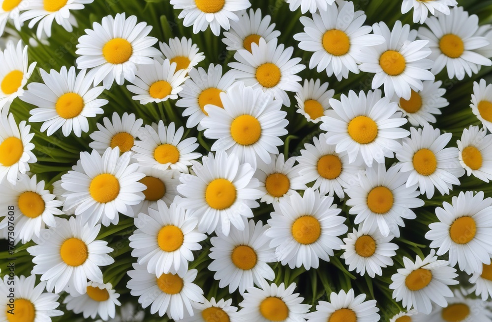 Close-up top view of a daisies. Flower background Close-up top view of a daisies. Flower background