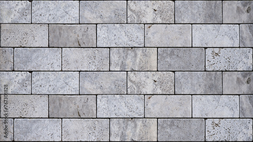Gray grey beige natural stone concrete cement masonry stonework wall or floor texture stained pattern background banner