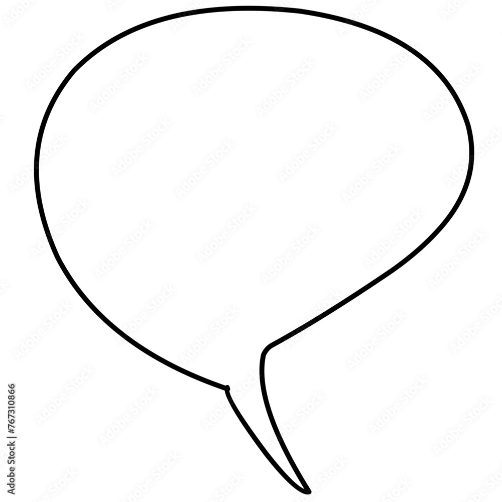 Retro empty comic bubbles and elements outline Retro empty comic bubbles and elements outline