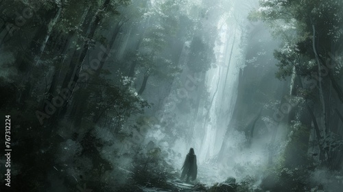 Faded Epic Fantasy: Gray Forests, White Lights, Black Shadows