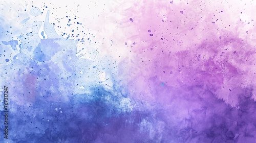 Watercolor background with purple and blue colors