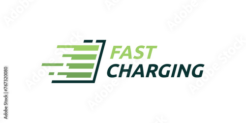 creative logo design for fast charging, logo design for speed and battery, logo design template, symbols, icons, creative ideas.
