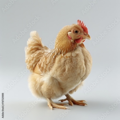 chicken on a white background