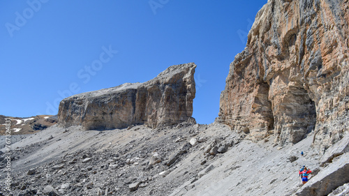 Brèche de Roland, mountain hiking in Spanish Pyrenees