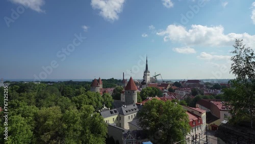panorama from the Kohtuotsa platform in Tallinn photo