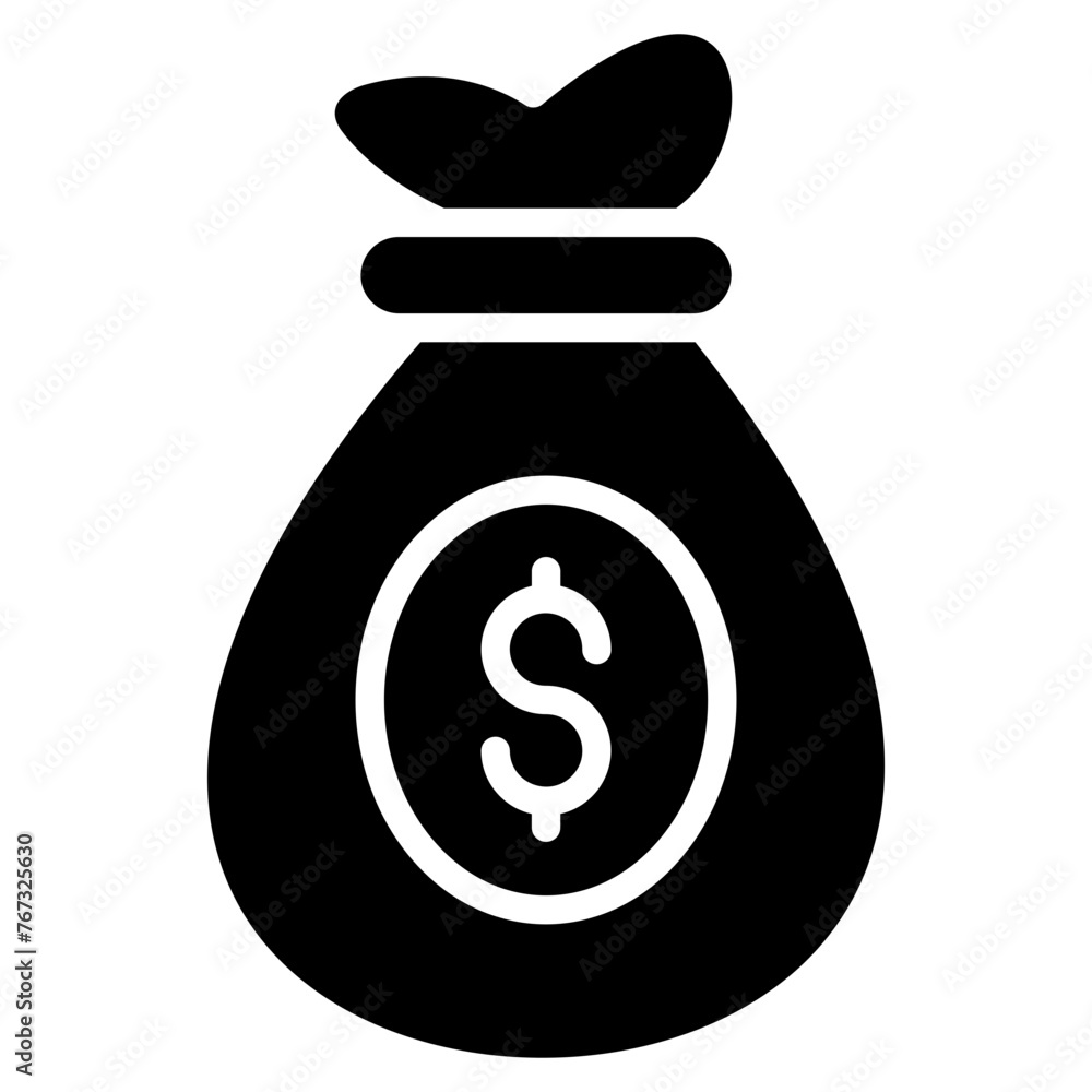 Money Bag Icon Element For Design Money Bag Icon Element For Design