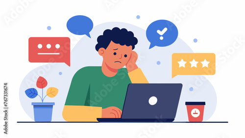 A frustrated customer logs onto social media to voice their disappointment with a recent purchase from a wellknown brand. The negative impact