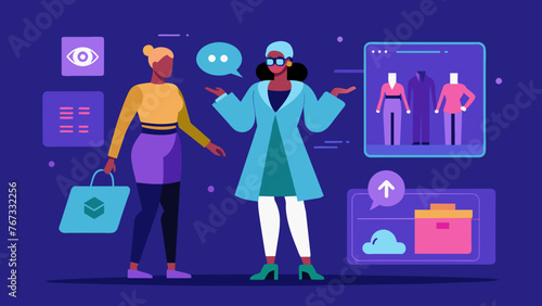Let our virtual shopping assistant holography be your personal stylist showcasing the latest trends and helping you find the perfect outfit.