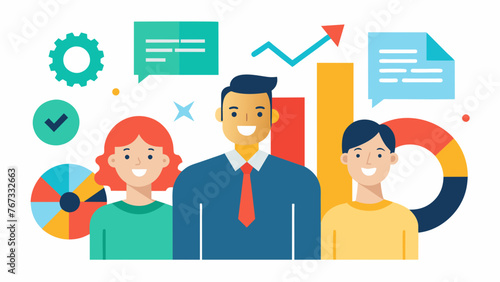 A companys annual report proudly highlights the significant increase in employee performance and satisfaction directly attributed to the