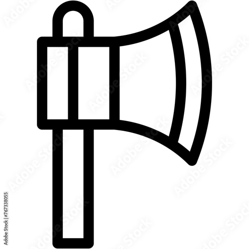 Axe, construction, equipment, tool, manual hatchet Icon