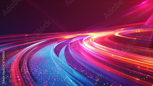 A dynamic and colorful abstract background