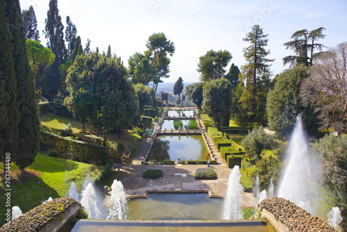 Obraz na płótnie Park of Villa d'Este in Tivoli, Italy
w salonie