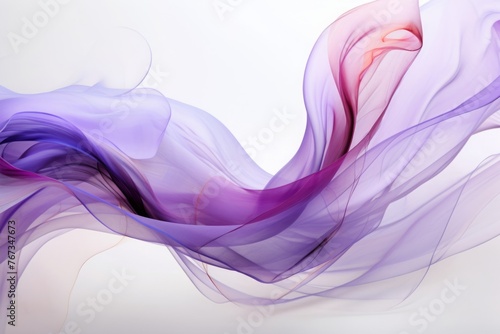 lilac background, folds of transparent material, fabrics of light pink-purple shades, abstract backdrop, texture.