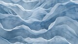 pale blue and gray waves intertwining seamlessly, evoking a tranquil atmosphere with a soothing aura in the scene's backdrop. SEAMLESS PATTERN