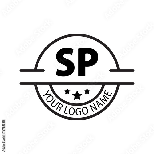 letter SP logo. SP. SP logo design vector illustration for creative company, business, industry