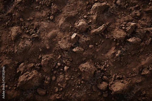 Soil Texture, Soil Texture Background, Soil dirt texture, ground surface Texture, Rustic Soil Texture, land brown soil texture, Fertile soil texture background, AI Generative