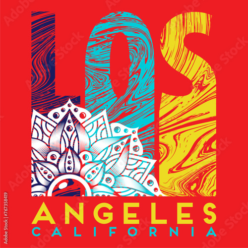 los angeles print