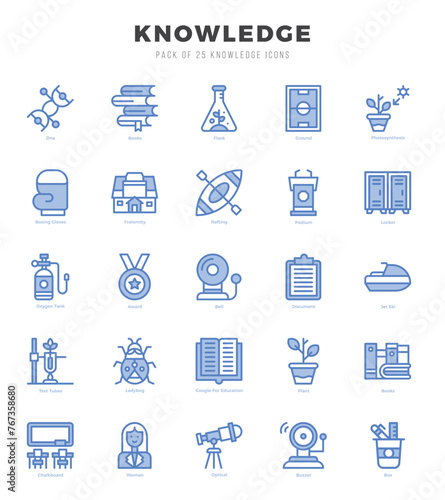 Knowledge Icon Bundle 25 Icons for Websites and Apps