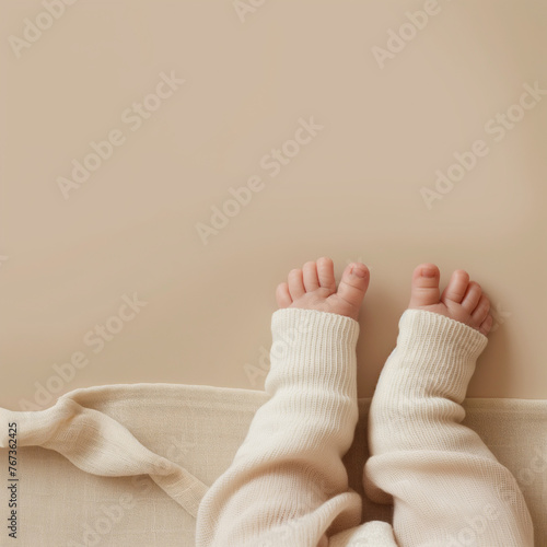 Photo of baby feet photo
