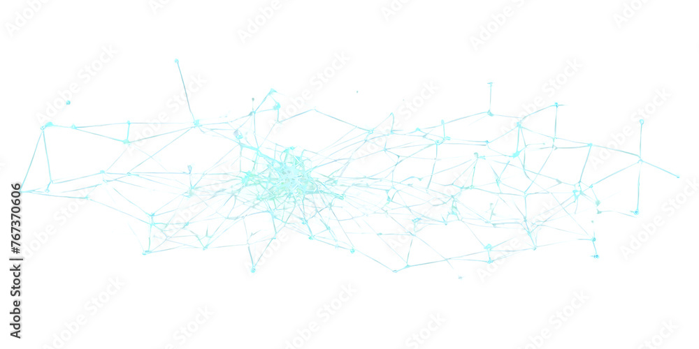 A network of pulsating energy lines Transparent Background Images 