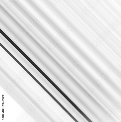 Black and white stripe abstract background. Motion lines effect. Grayscale fiber texture backdrop and banner.