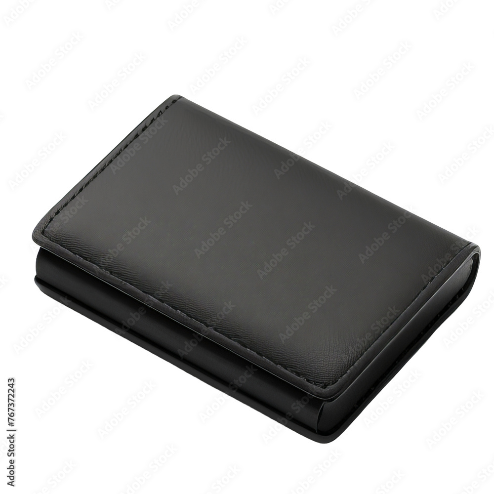 black wallet isolated on white black wallet isolated on white