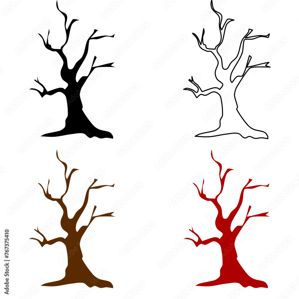 Vector illustration set of sketchy dry trees in various autumn colors, representing the fall season. Perfect for autumn-themed designs with a touch of artistic flair. Vector illustration set of sketchy dry trees in various autumn colors, representing the fall season. Perfect for autumn-themed designs with a touch of artistic flair.