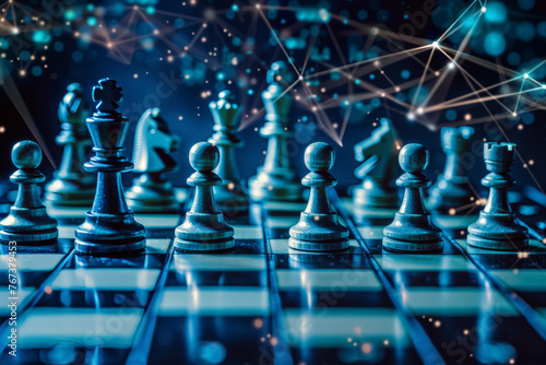 Digital Chess Strategy with AI