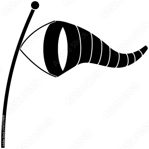 air illustration pressure silhouette meteorology logo science icon sensor outline tool measurement instrument equipment environment anemometer direction meter forecast shape climate change station for