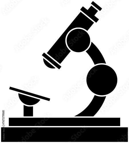 laboratory illustration research silhouette science logo microscope icon medicine outline medical lab scientist test health pathology equipment microbiology analysis shape technology sample scientific