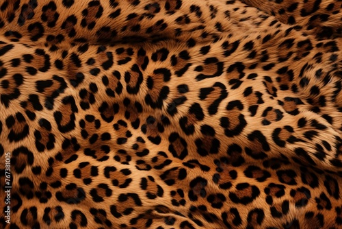 Leopard Skin Fur Texture, Leopard Fur Background, Fluffy Leopard Skin Fur Texture, Leopard Skin Fur Pattern, Animal Skin Fur Texture, AI Generative