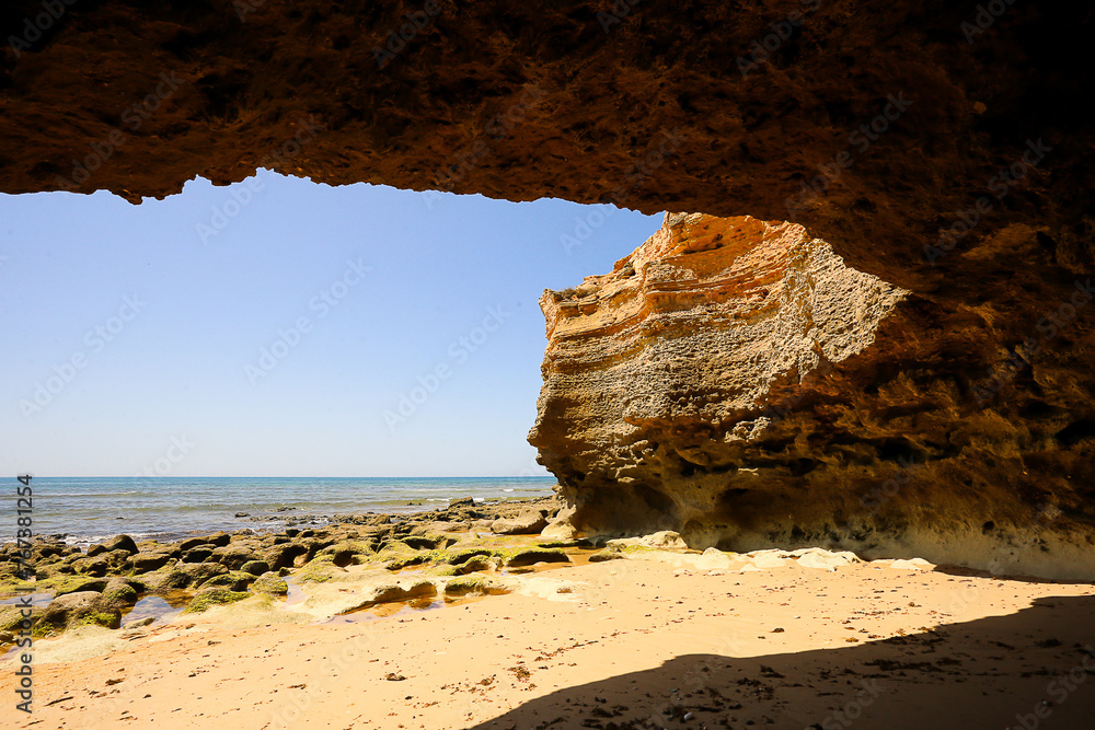 cave on the beach algarve