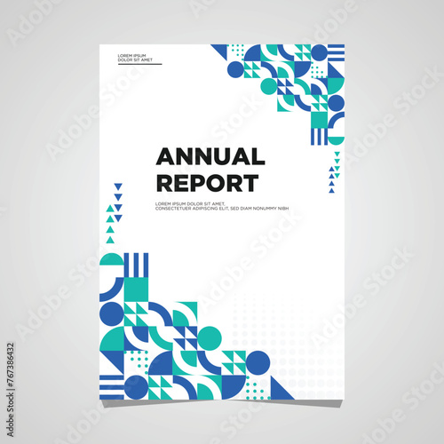 Vector Annual report brochure flyer design template vector, Leaflet, presentation book cover templates, layout in A4 size